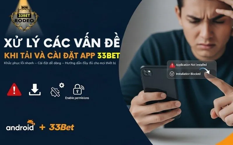 Xử Lý Các Vấn Đề Khi Tải và Cài Đặt App 33Bet